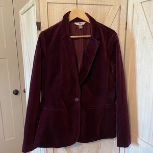 Jewel tones blazer, large/tall